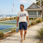 Dink & Sail Tee — For the Player Who Rules the Court and Commands the Water