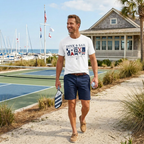 Dink & Sail Tee — For the Player Who Rules the Court and Commands the Water
