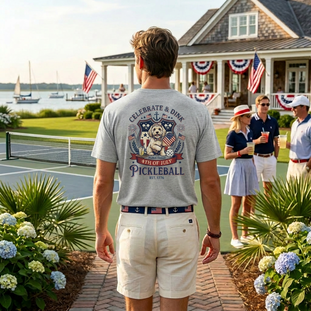 Celebrate & Dink 4th of July Pickleball Tee — Est. 1776, Dinking Since Independence