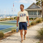 Dink & Sail Tee — For the Player Who Rules the Court and Commands the Water