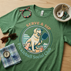 Serve & Sip Pickleball Society Tee — The Club You Didn't Know You Needed