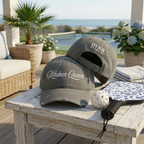 Kitchen Queen Distressed Dad Hat — She Rules the Non-Volley Zone