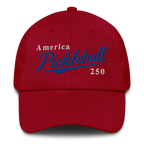 America Pickleball 250 Embroidered Dad Hat — Classic. Patriotic. Court Ready.