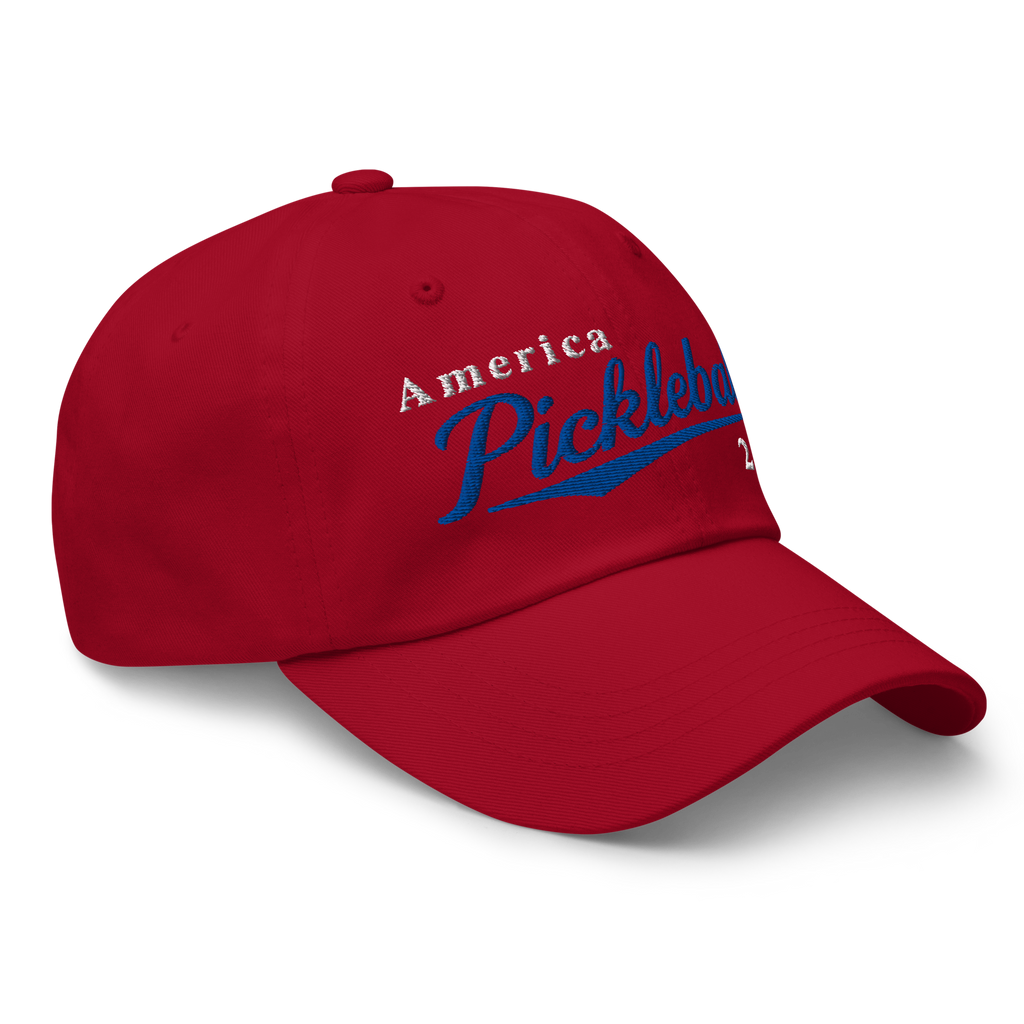 America Pickleball 250 Embroidered Dad Hat — Classic. Patriotic. Court Ready.