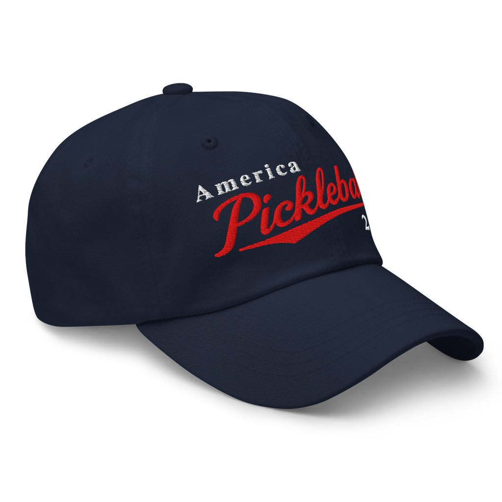 America Pickleball 250 Embroidered Dad Hat — Classic. Patriotic. Court Ready.