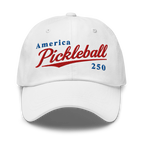America Pickleball 250 Embroidered Dad Hat — Classic. Patriotic. Court Ready.