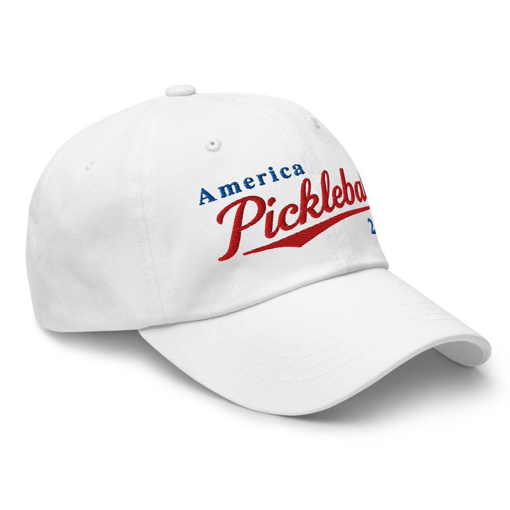 America Pickleball 250 Embroidered Dad Hat — Classic. Patriotic. Court Ready.