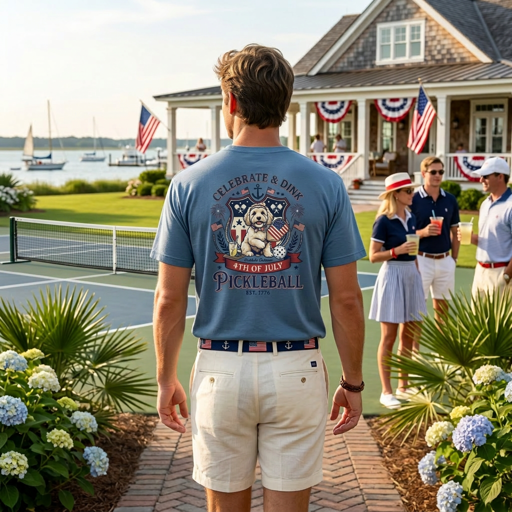 Celebrate & Dink 4th of July Pickleball Tee — Est. 1776, Dinking Since Independence