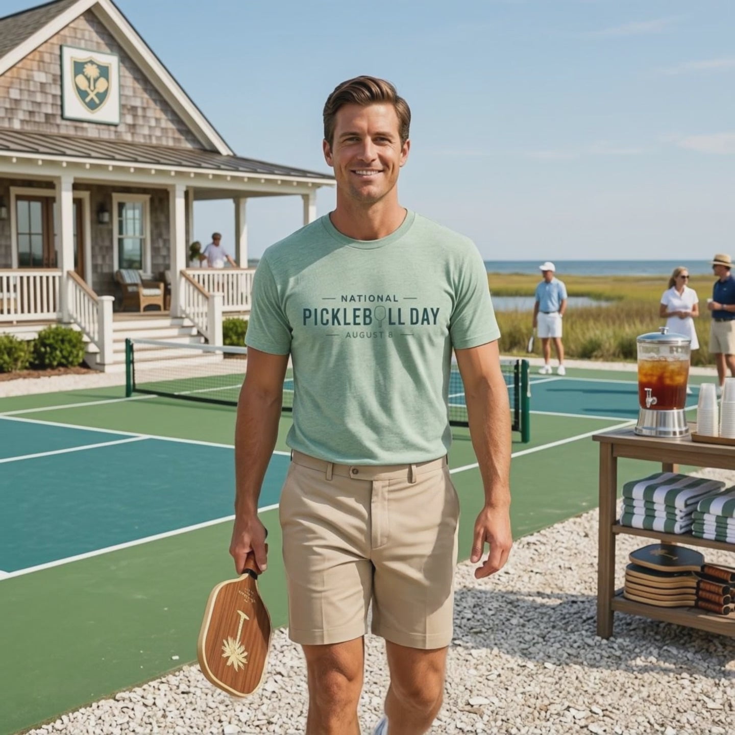 National Pickleball Day Tee — August 8 | Bold, Clean, No Notes