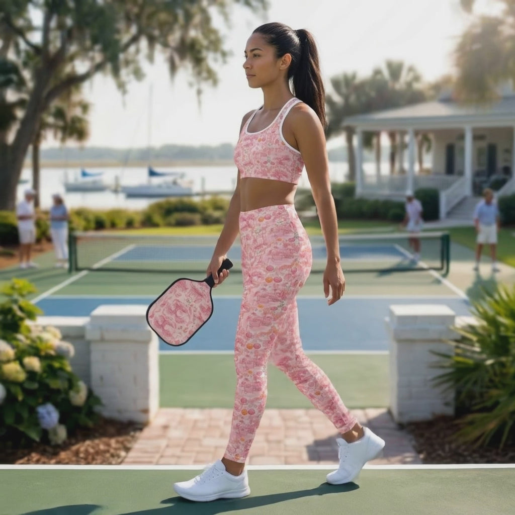 Magnolia Court Southern Toile Pickleball Paddle Set — The Most Beautiful Weapons Ever Brought to the Kitchen Line