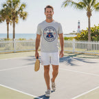 The Coastal Court Club Tee — Est. 2024, Where the Nets Meet the Sea