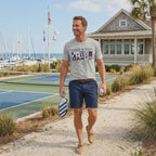 Dink & Sail Tee — For the Player Who Rules the Court and Commands the Water