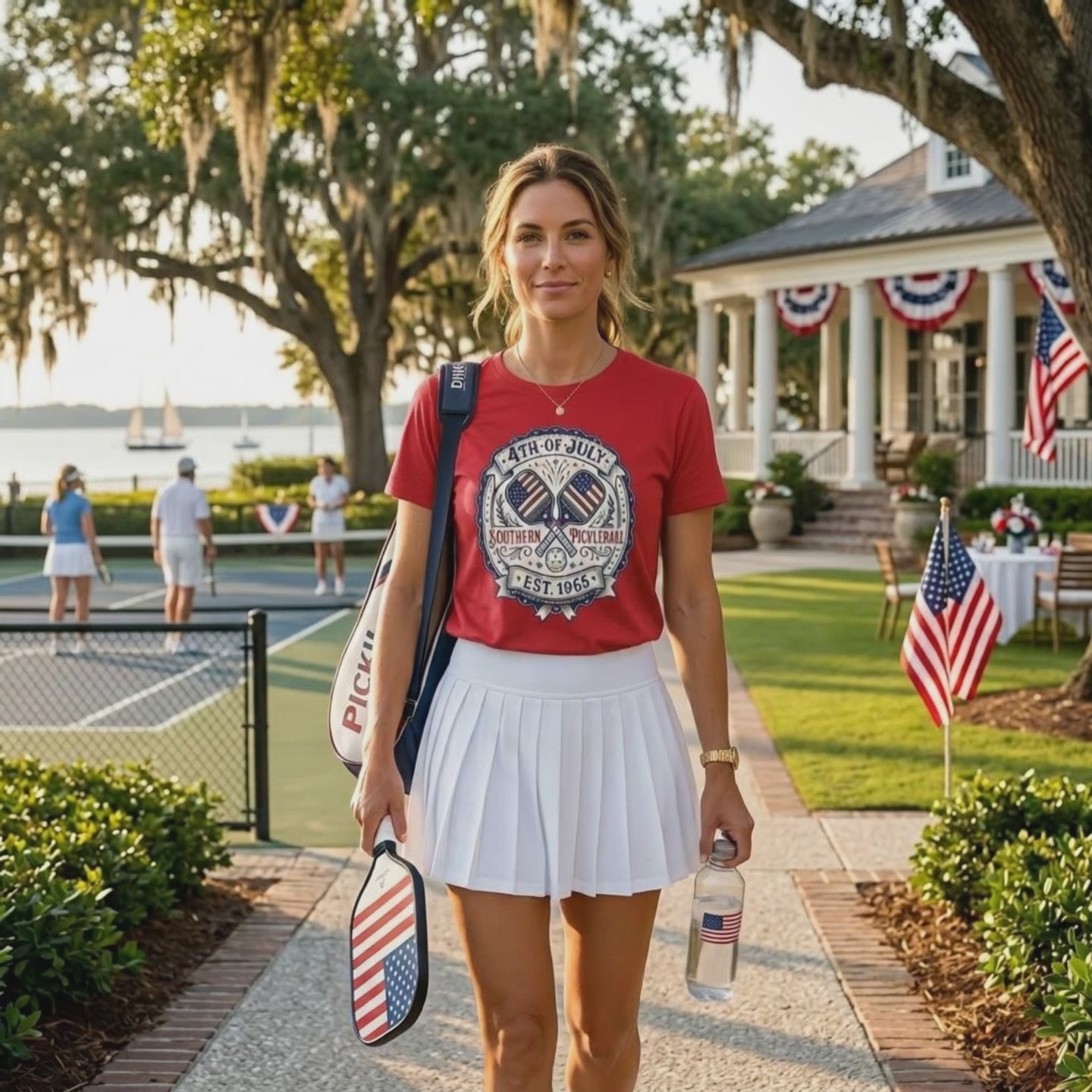 4th of July Southern Pickleball Tee — Est. 1965, Where Dixie Meets the Dink