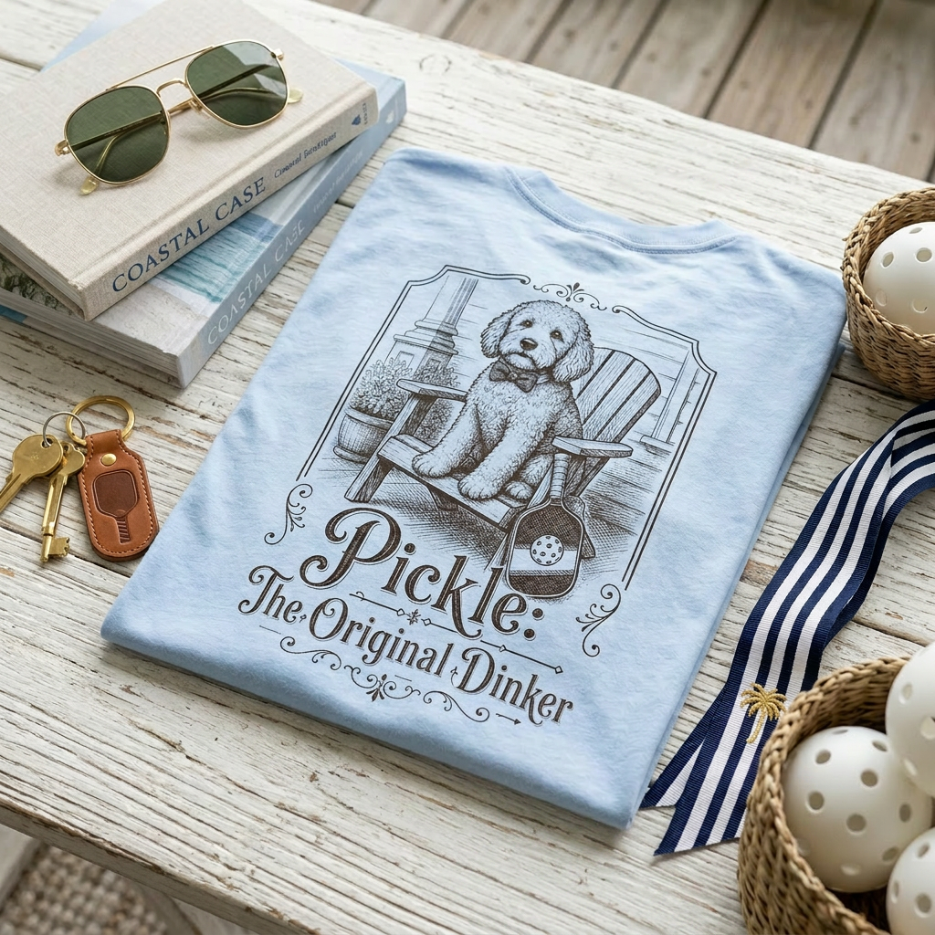Pickle: The Original Dinker Tee — The Legend. The Myth. The Very Good Boy.