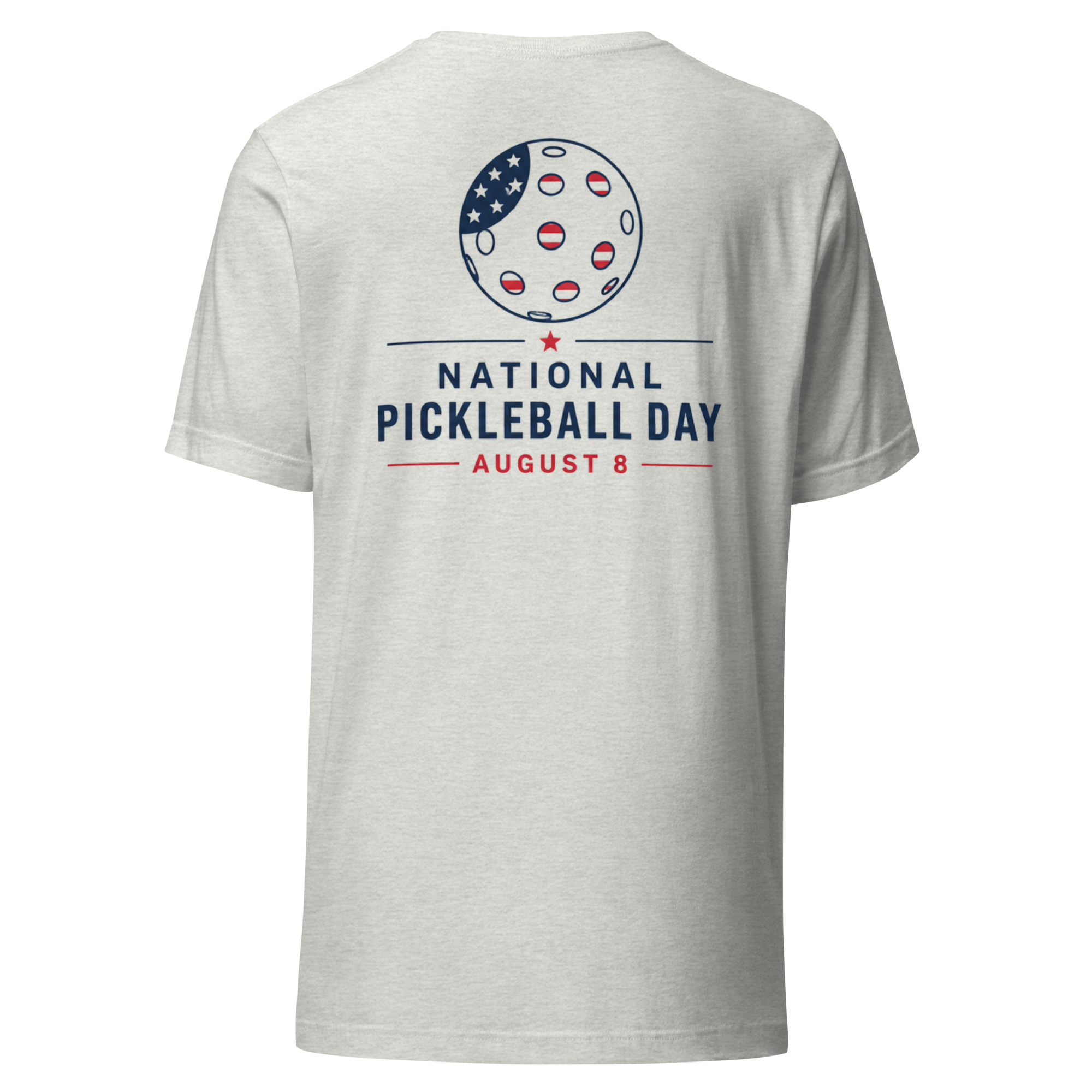 National Pickleball Day Tee — August 8 | Stars, Stripes, and the Perfect Dink