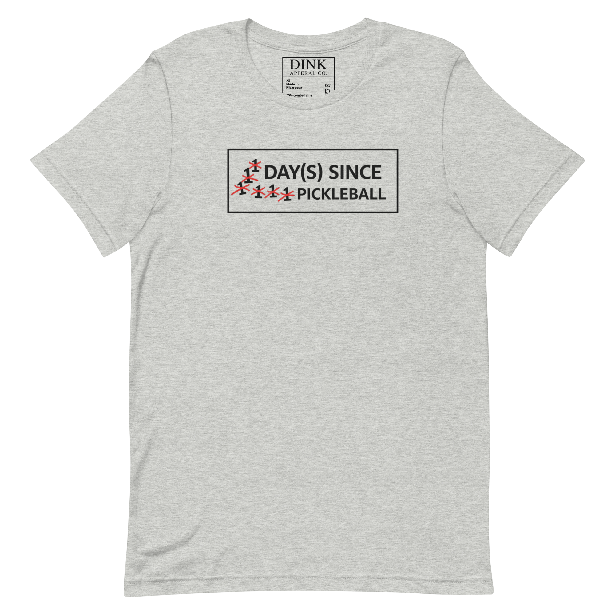 Days Since Pickleball Tee — The Addiction Counter That Never Resets
