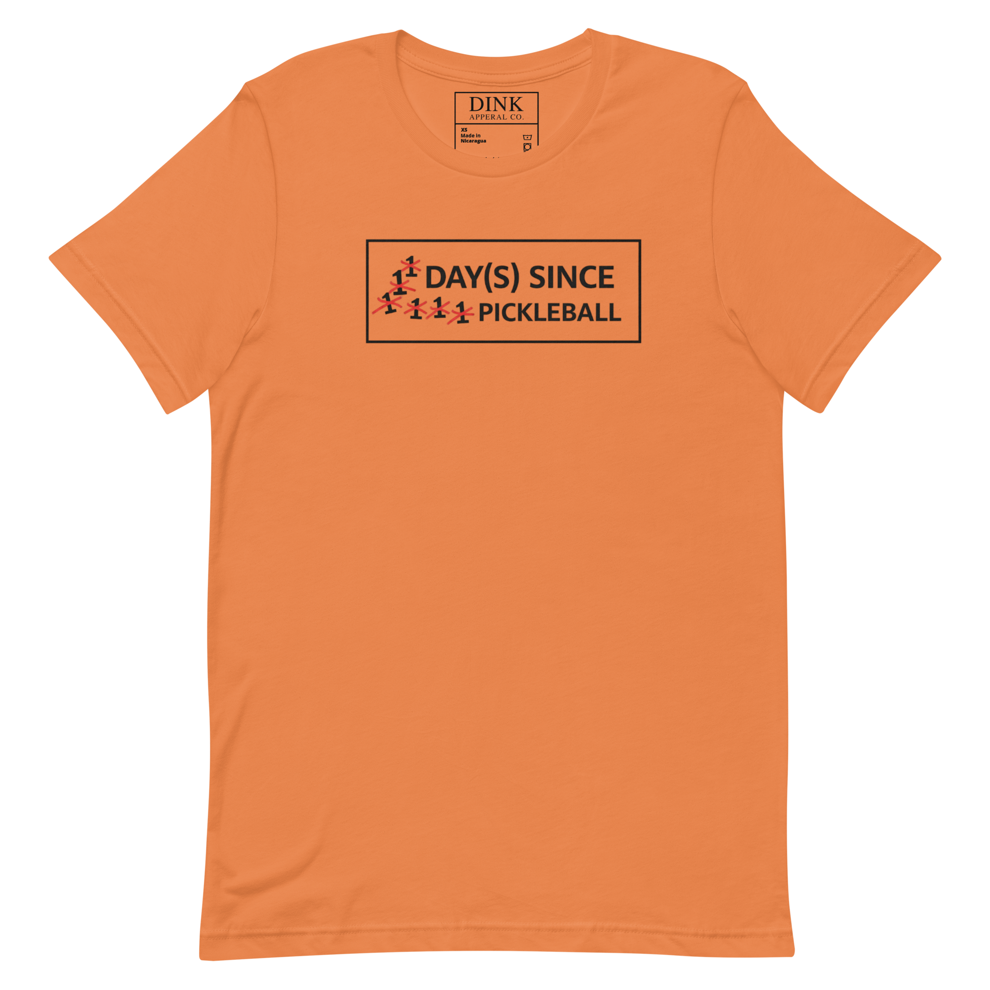Days Since Pickleball Tee — The Addiction Counter That Never Resets