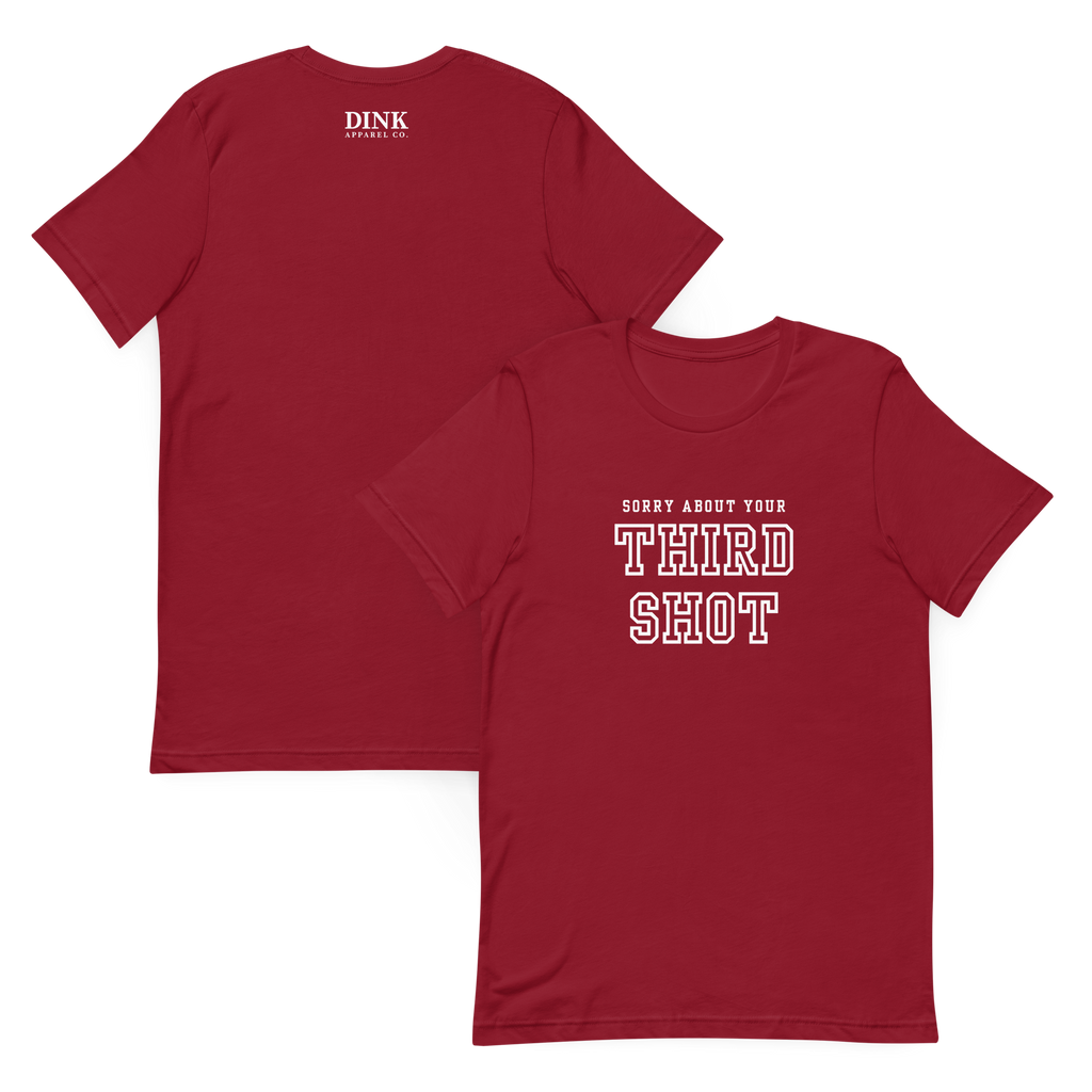 Sorry About Your Third Shot Tee — We're Not, Actually