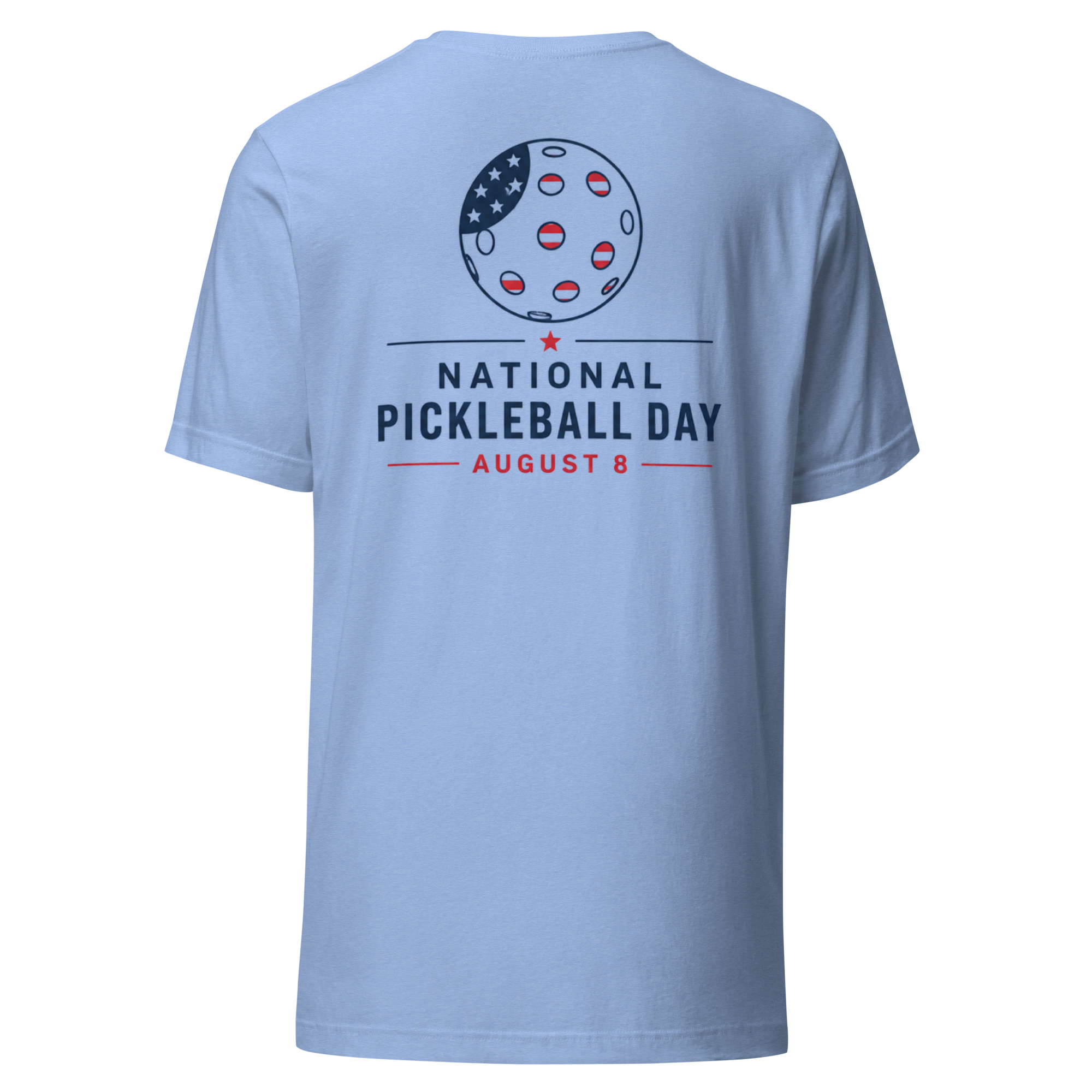 National Pickleball Day Tee — August 8 | Stars, Stripes, and the Perfect Dink