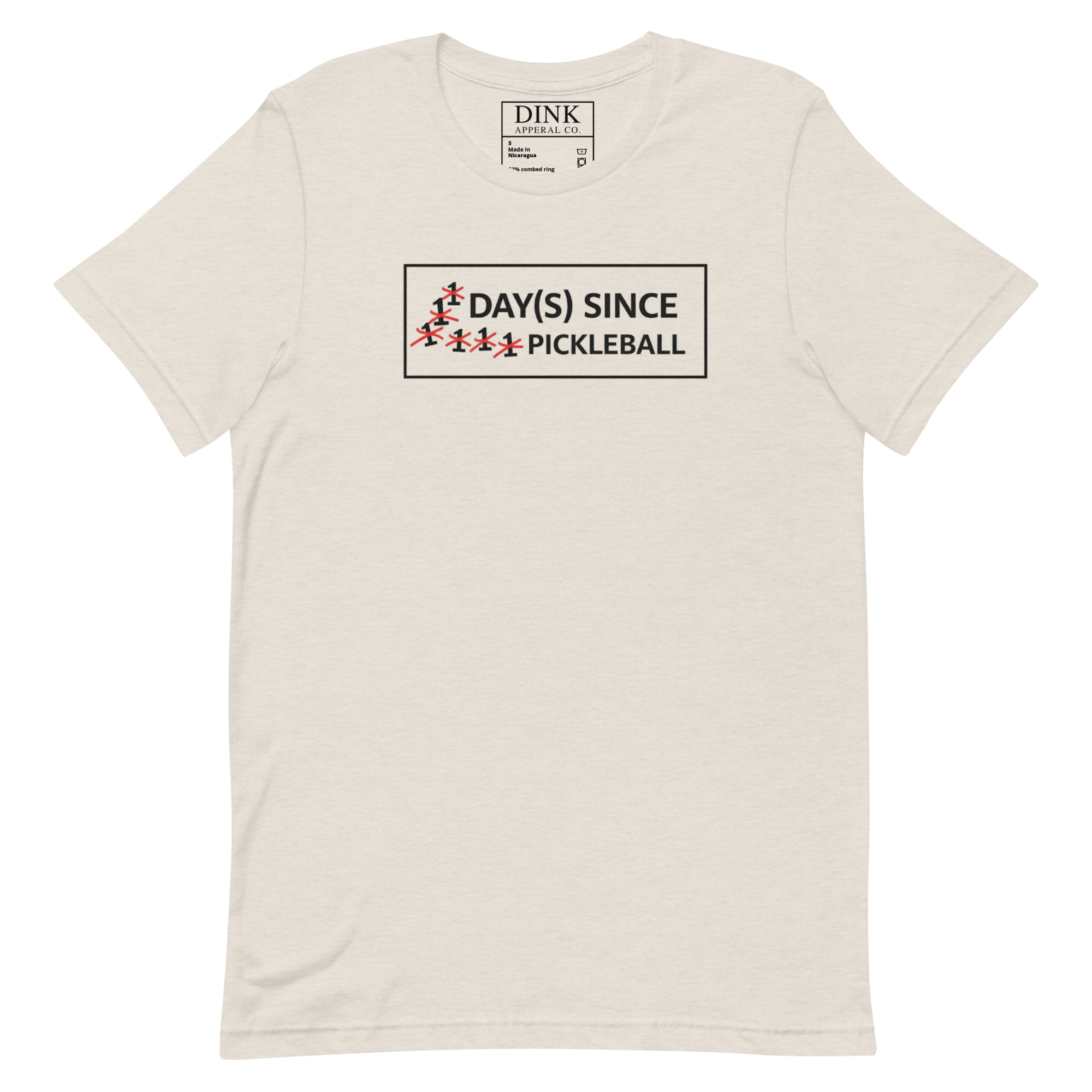 Days Since Pickleball Tee — The Addiction Counter That Never Resets