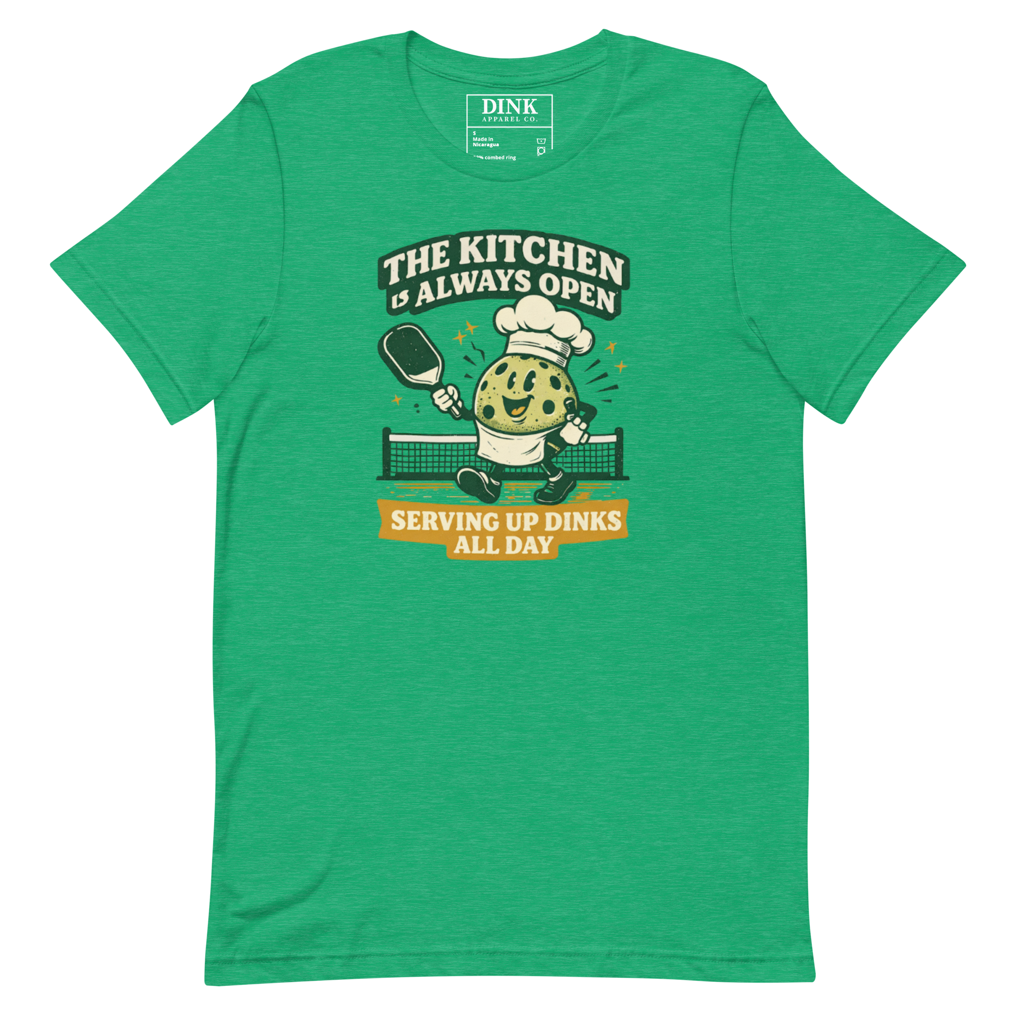 The Kitchen Is Always Open Tee — Serving Up Dinks All Day