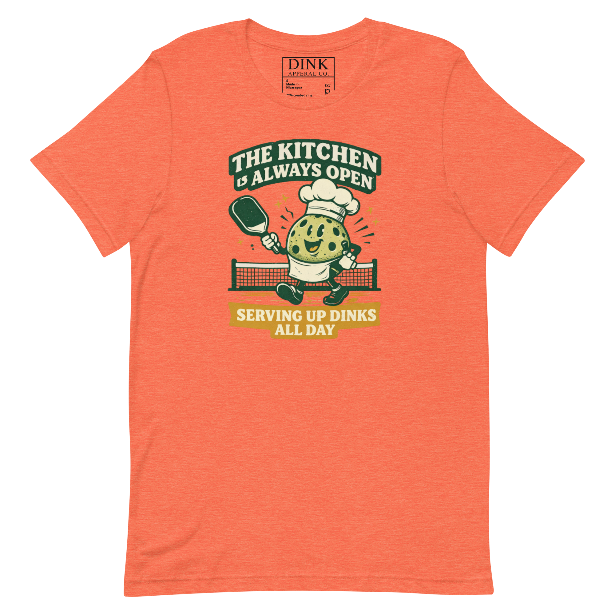 The Kitchen Is Always Open Tee — Serving Up Dinks All Day
