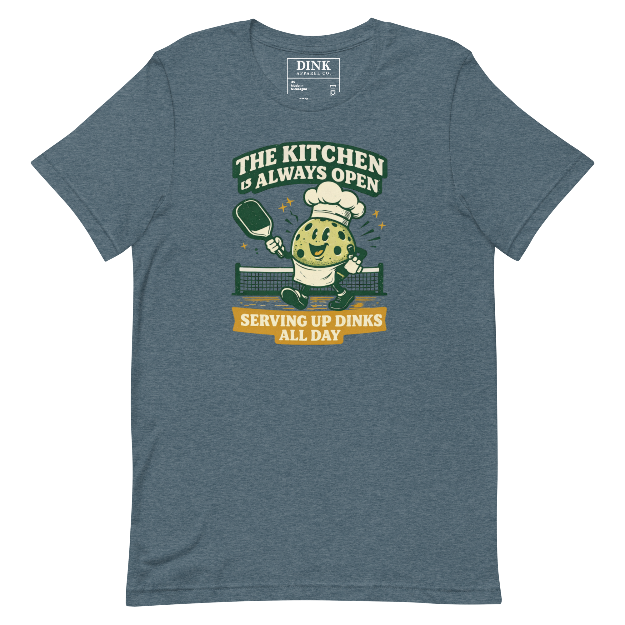 The Kitchen Is Always Open Tee — Serving Up Dinks All Day