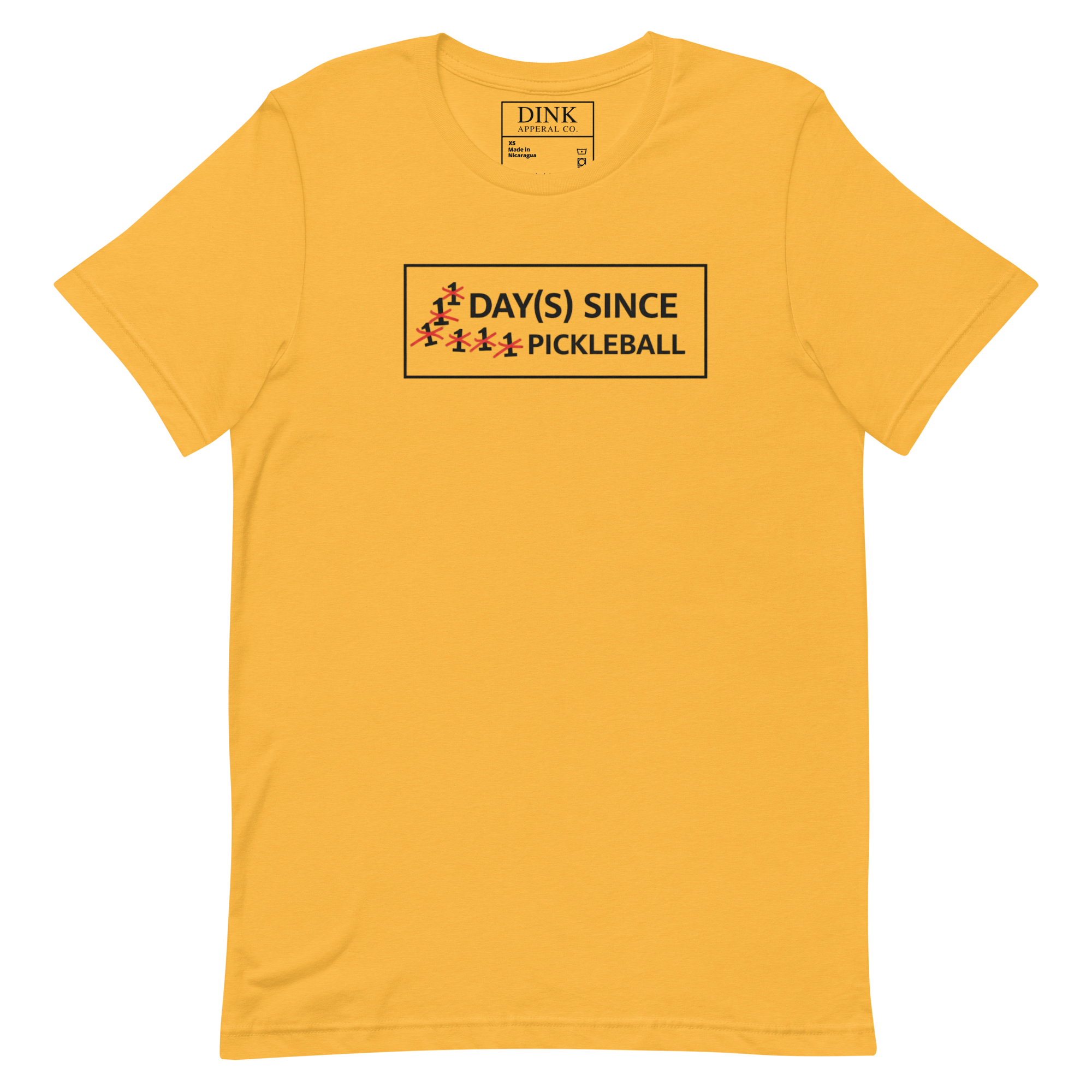 Days Since Pickleball Tee — The Addiction Counter That Never Resets