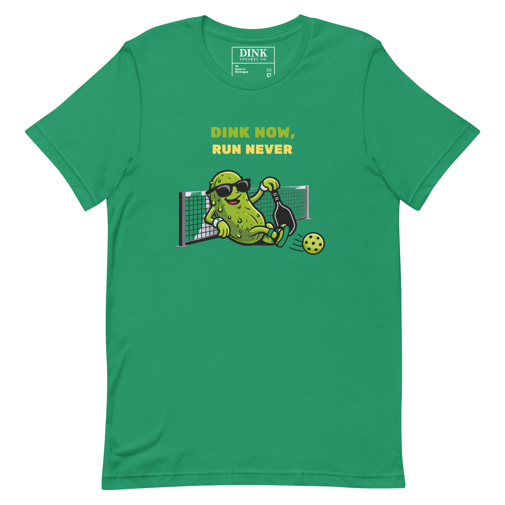 Dink Now, Run Never Tee — Strategic Laziness, Perfected