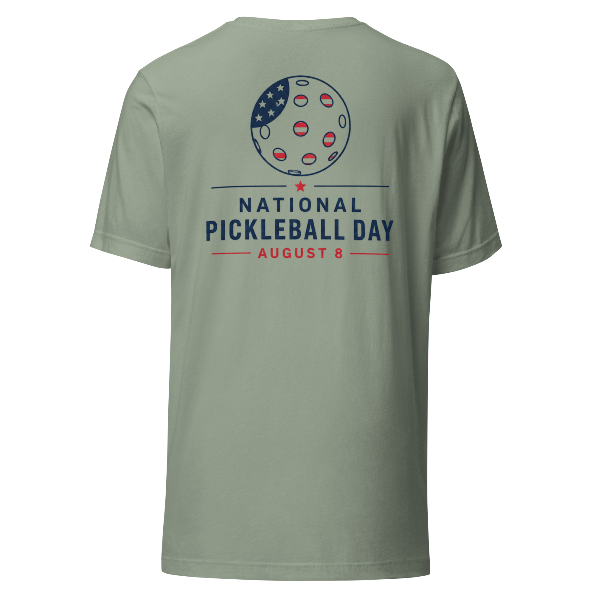 National Pickleball Day Tee — August 8 | Stars, Stripes, and the Perfect Dink