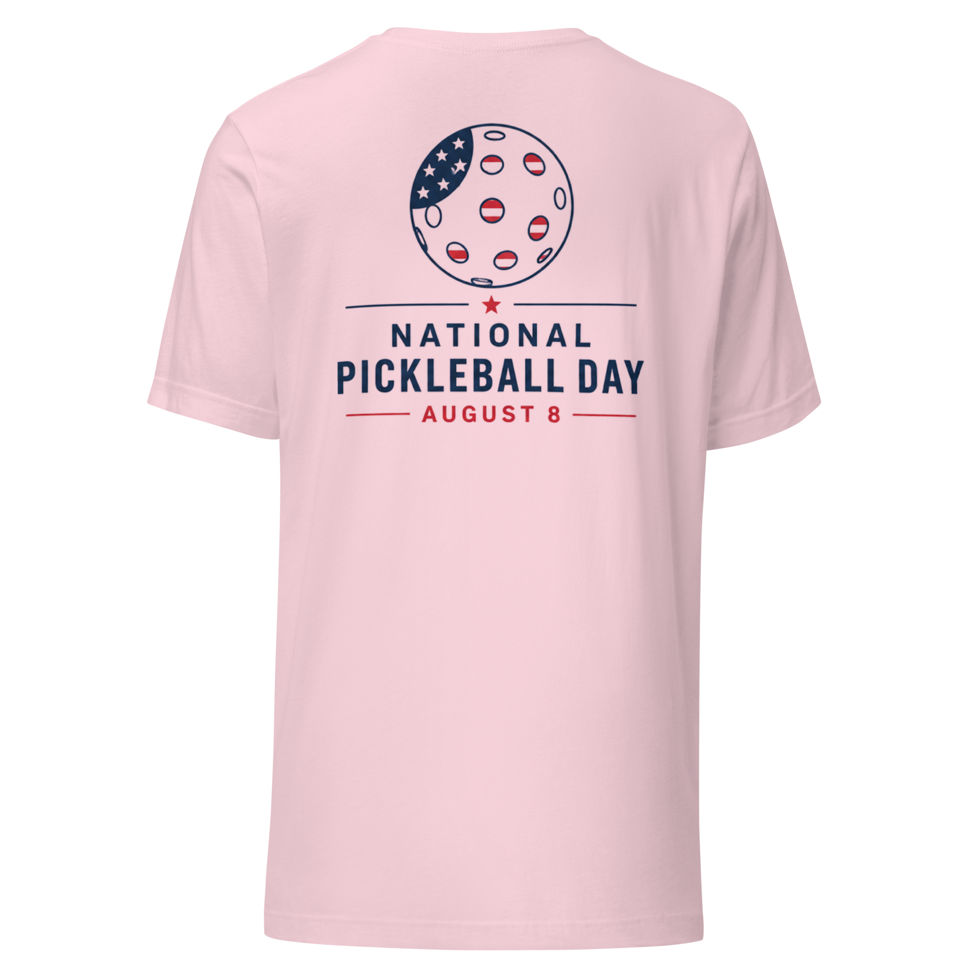 National Pickleball Day Tee — August 8 | Stars, Stripes, and the Perfect Dink