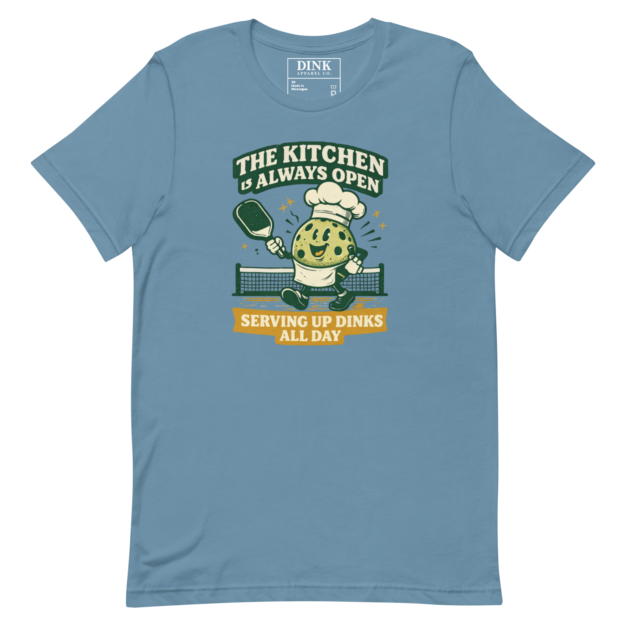 The Kitchen Is Always Open Tee — Serving Up Dinks All Day