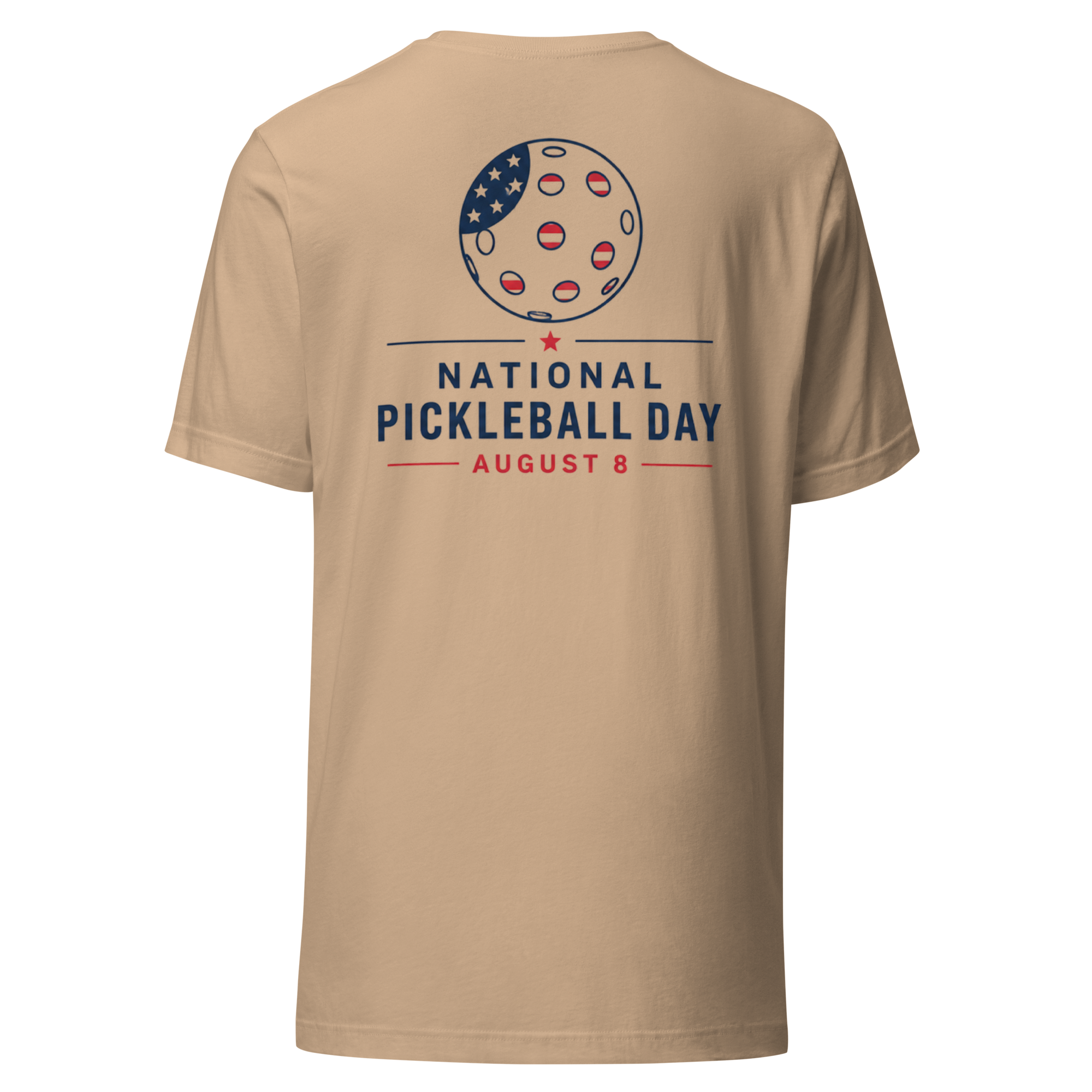 National Pickleball Day Tee — August 8 | Stars, Stripes, and the Perfect Dink