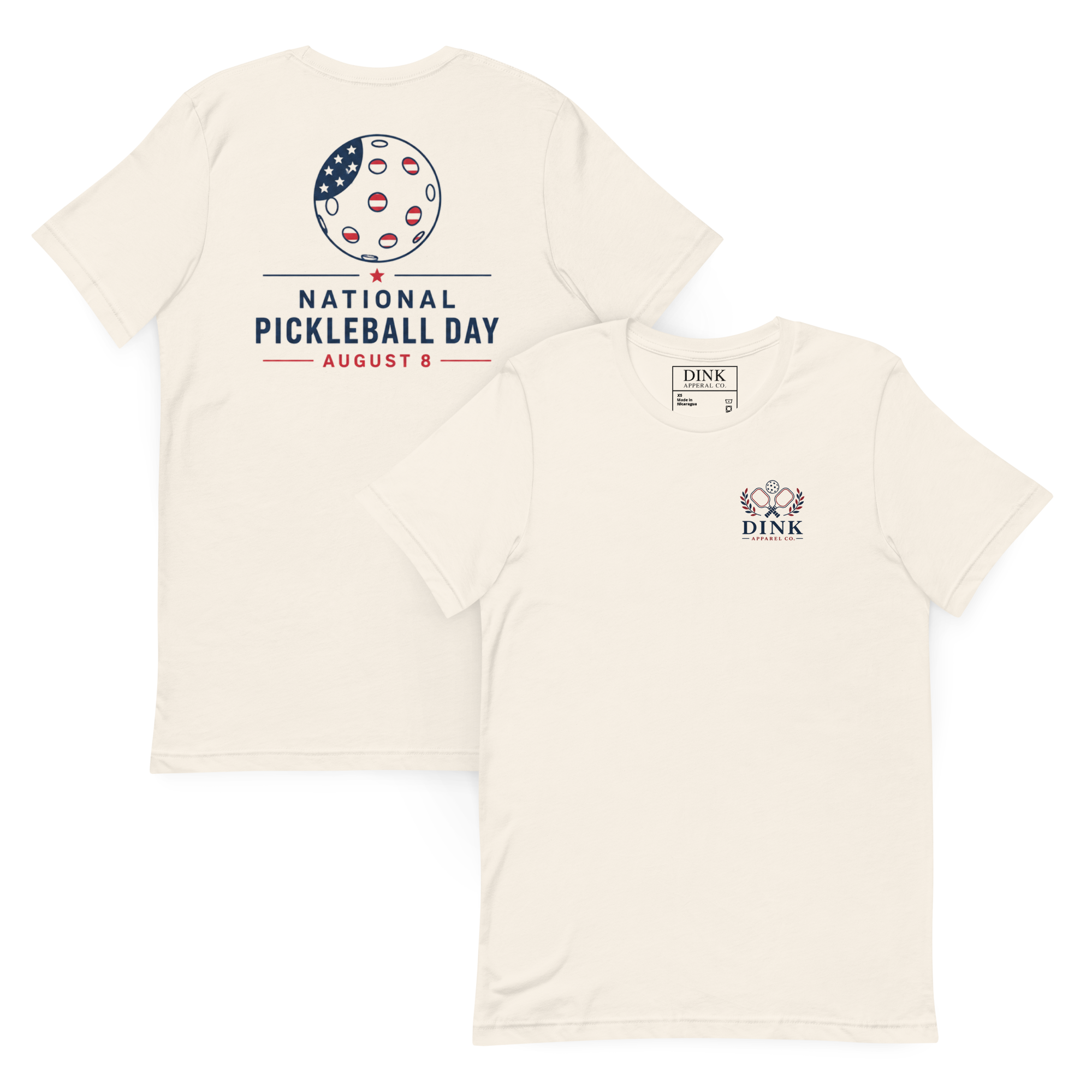 National Pickleball Day Tee — August 8 | Stars, Stripes, and the Perfect Dink
