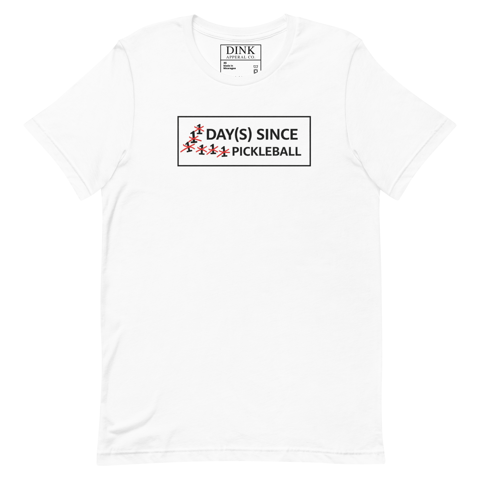 Days Since Pickleball Tee — The Addiction Counter That Never Resets